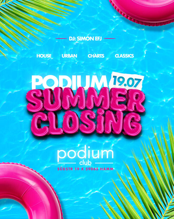 SUMMER CLOSING SUMMER CLOSING